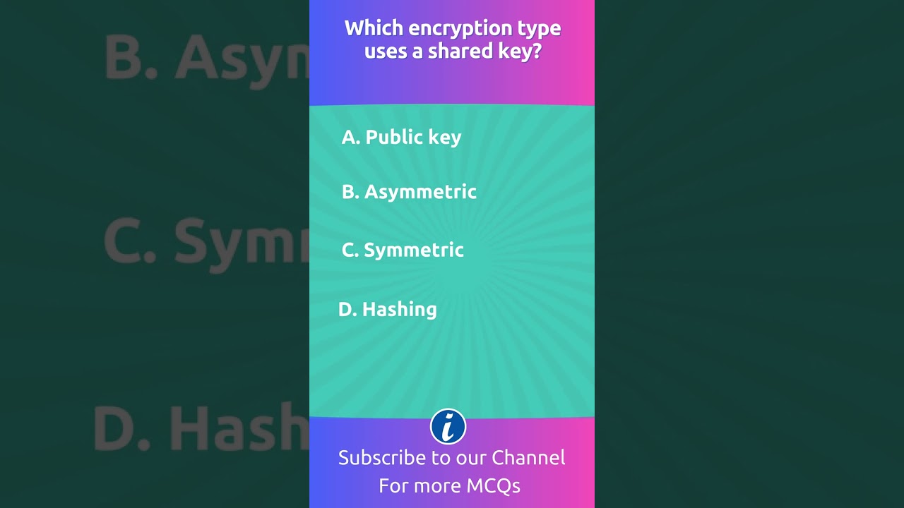 Which Encryption Type Uses a Shared Key? | Symmetric Encryption Explained 🔐