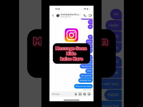 Instagram Message Chat Seen Hide Kaise Kare | Instagram Show Read Receipts Kya Hai