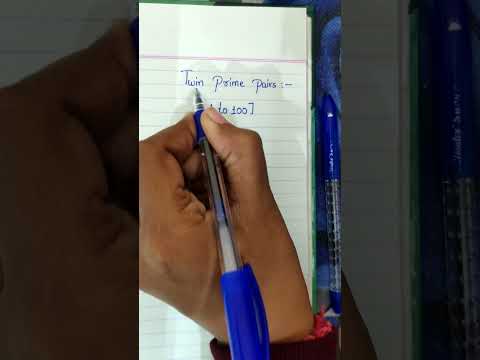 Twin prime numbers | Math shorts #short #shorts