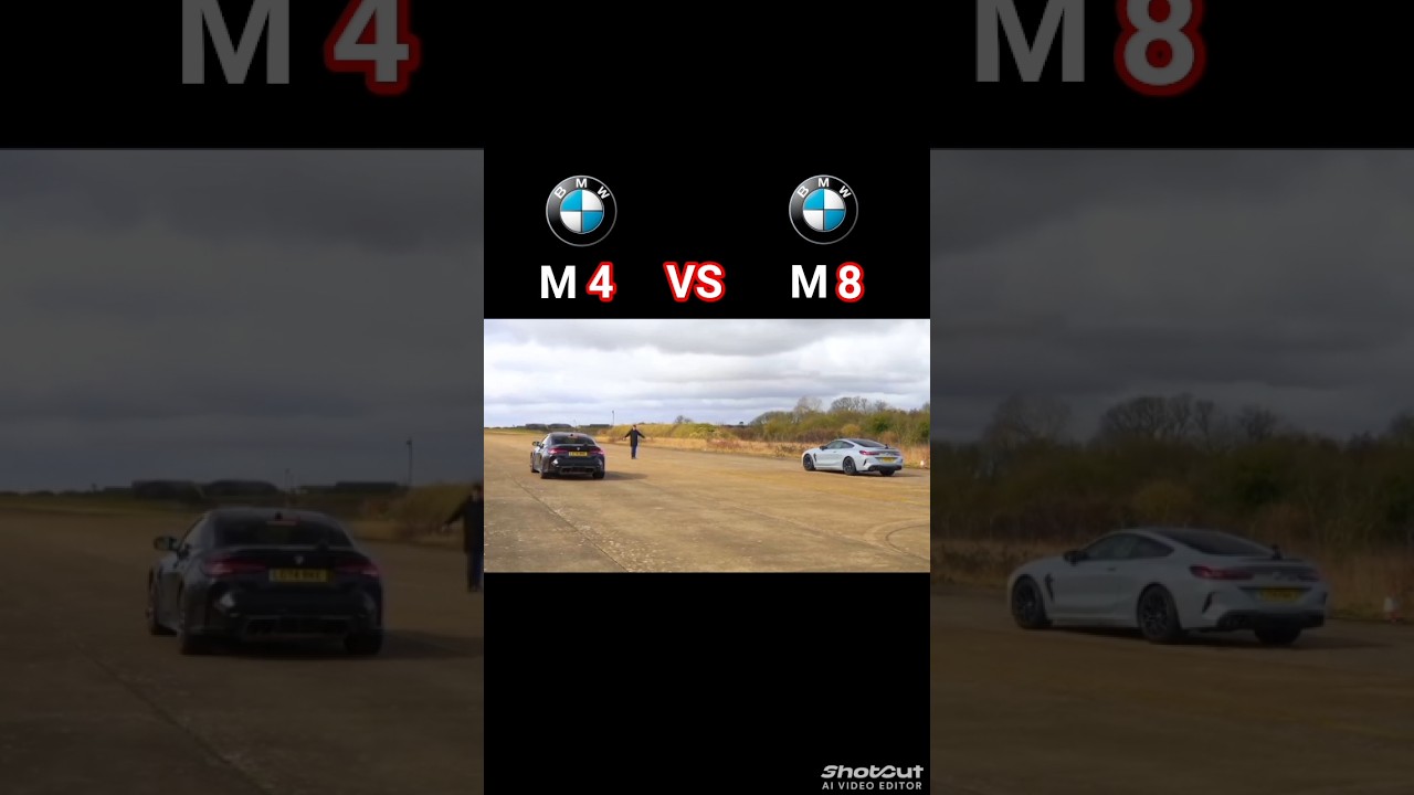 BMW M4 vs M8 🏎️ Luxury Car Showdown