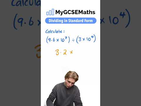 Dividing in Standard Form | GCSE Maths 2025