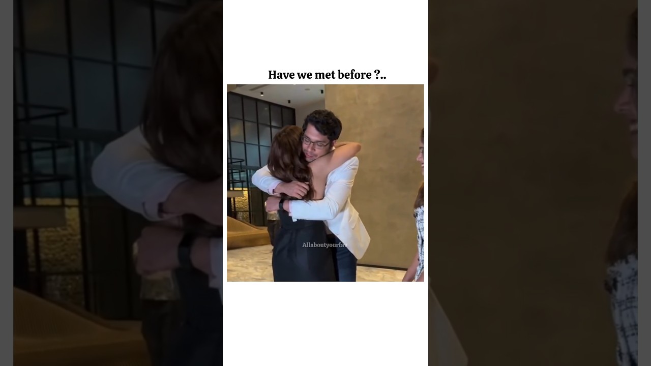 Heartwarming Reunion of Junaid & Sharvari! ❤️