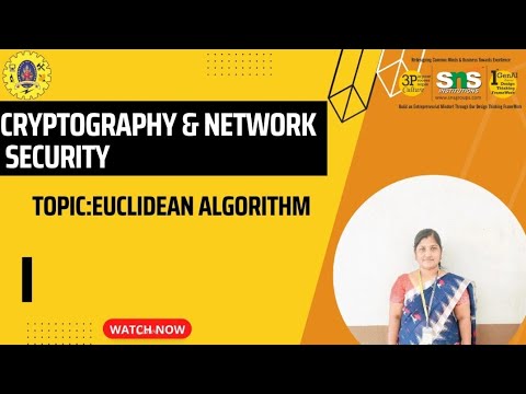 EUCLIDEAN ALGORITHM| CRYPTOGRAPHY AND NETWORK SECURITY| SNS INSTITUTIONS