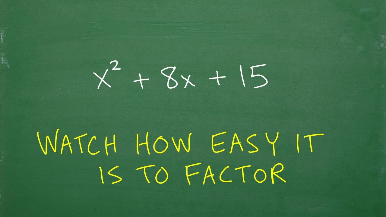 Simple Methods for Factoring Quadratic Trinomials