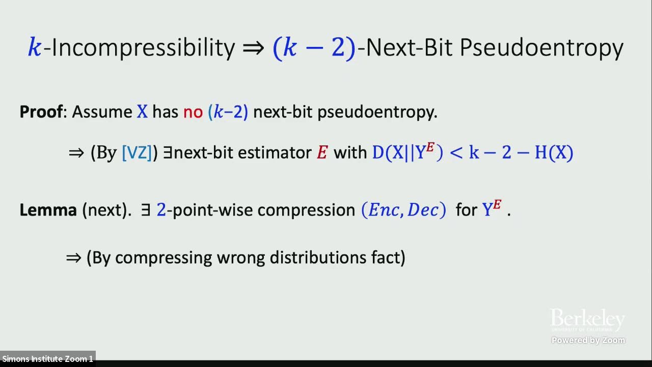 Understanding Incompressibility & Next-Block Pseudoentropy in Cryptography 🔐