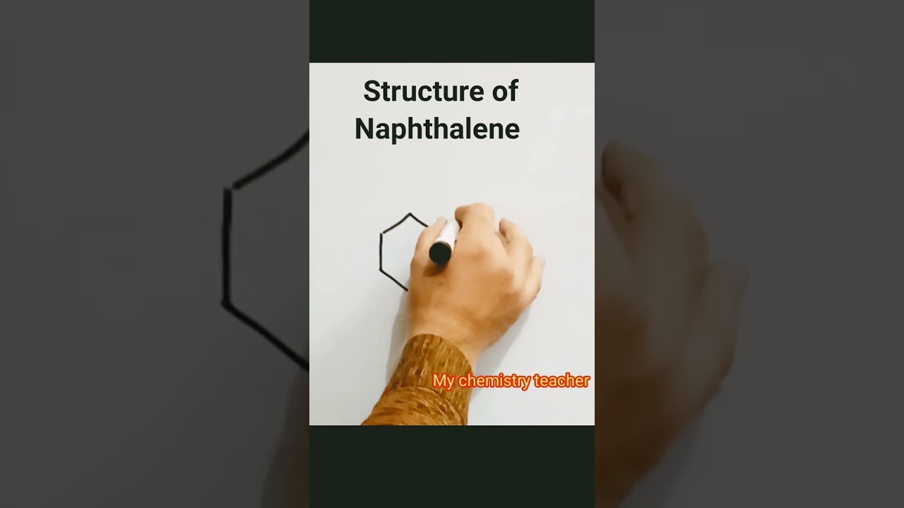 How to Draw Naphthalene Structure 🧪