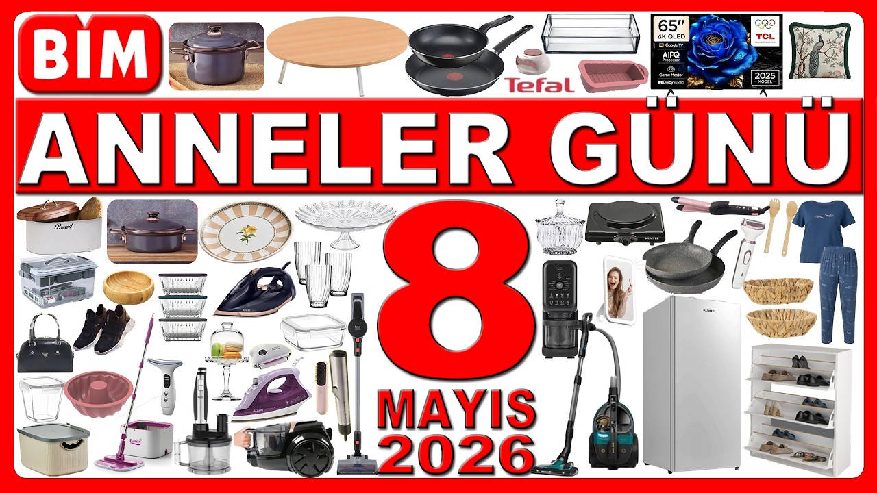 BİM ANNELER GÜNÜ BU CUMA | ELEKTRİKLİ KÜÇÜK EV ALETLERİ | BİM AKTÜEL MUTFAK GEREÇLERİ | BİM 8 MAYIS