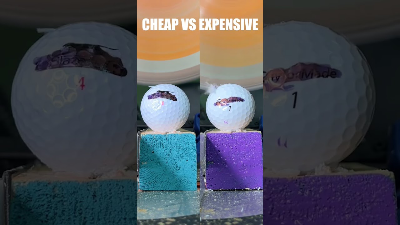 Cheap vs. Expensive Golf Balls Tested ⛳