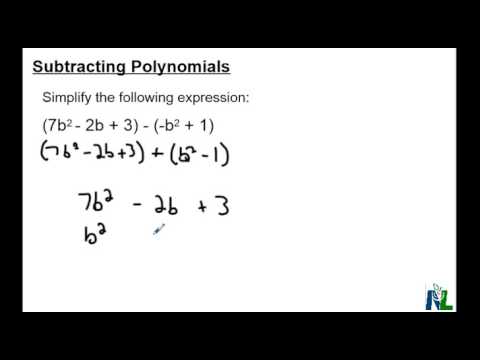 Subtracting Polynomials Vertically