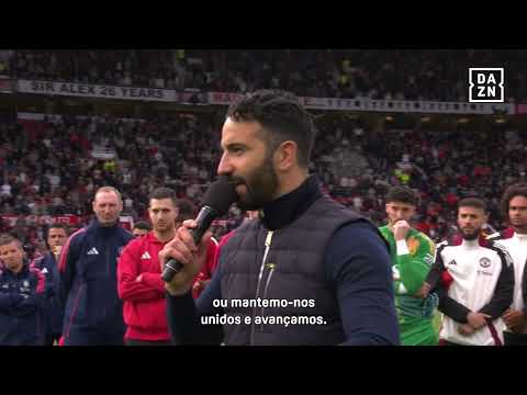 Ruben Amorim pede desculpas e agradece aos adeptos do Manchester United | DAZN