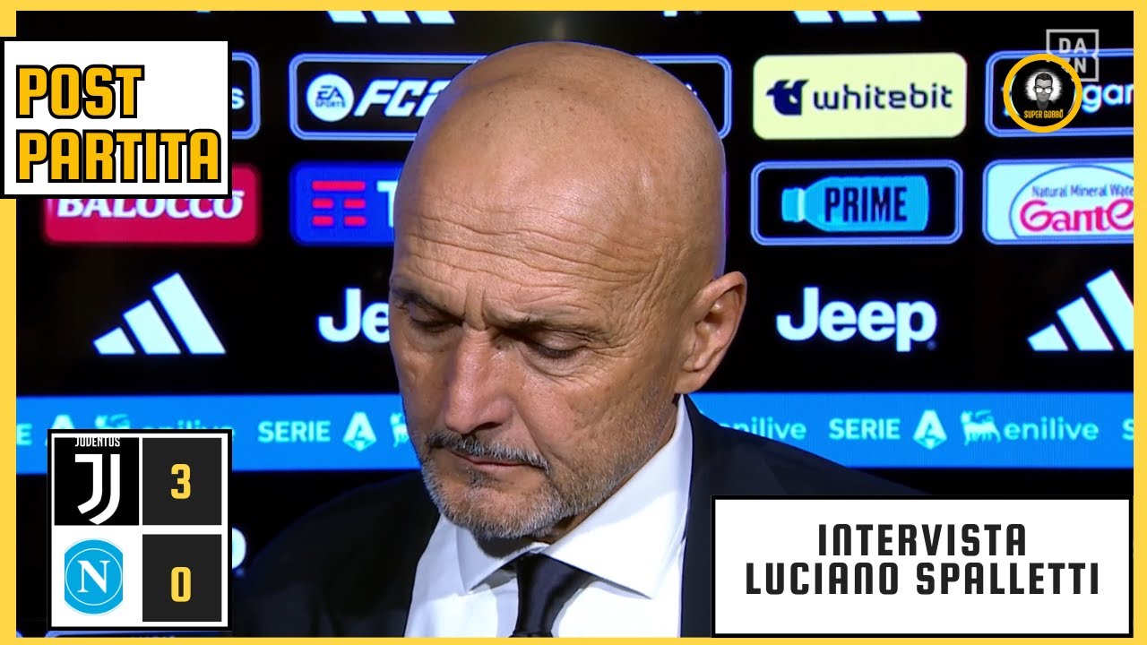 POST JUVENTUS - NAPOLI 3-0 | INTERVISTA LUCIANO SPALLETTI