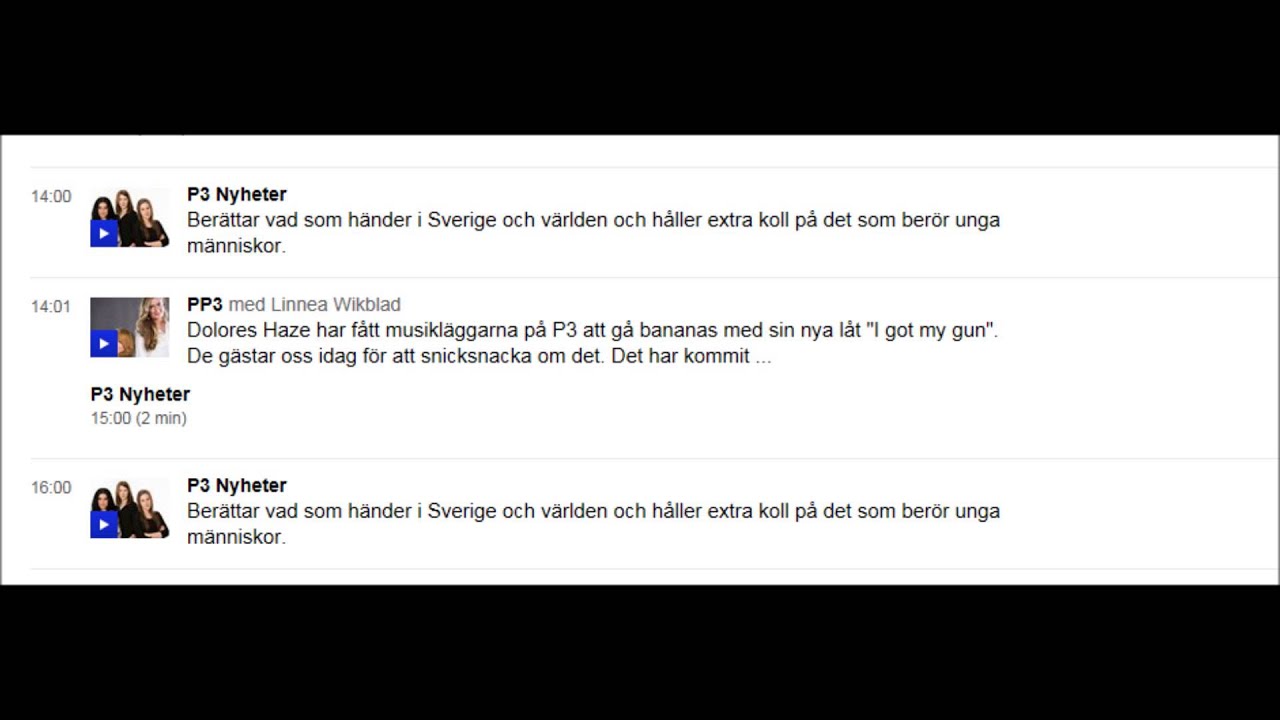 Dolores Haze på P3 PP3: Radiointervju med Sara Kinberg & Linnea Wikblad (18 mars 2015) 🎶