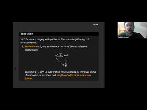 Raffael Stenzel, Higher sites and their higher categorical logic