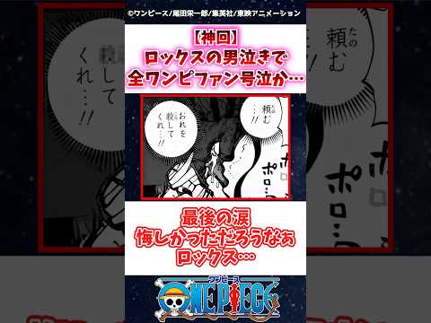 【ワンピース】最新1164話神回！ロックスの男泣きで全ワンピファン号泣か… #1164話 #ワンピース #onepiece #反応集