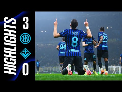 SUCIC’S FIRST G⚽AL AND CALHANOGLU’S DOUBLE 🟰 3 POINTS | INTER 3–0 FIORENTINA | SERIE A 25/26 HL 🇬🇧