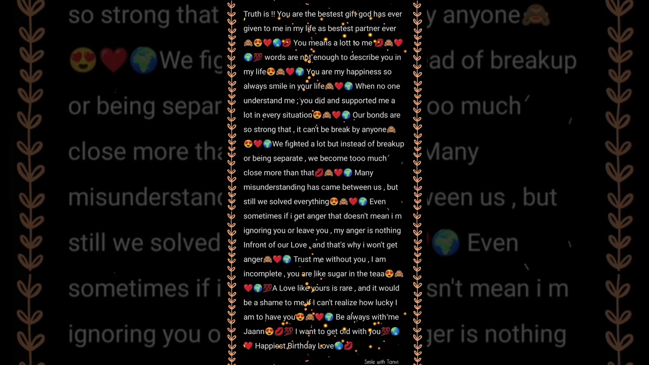 Heartfelt Birthday Wishes for Your Love ❤️