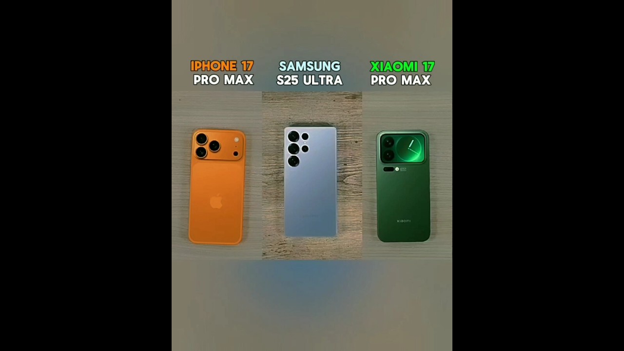 iPhone 17 Pro Max vs Xiaomi 17 Pro Max vs Samsung S25 Ultra Battery Test 🔋