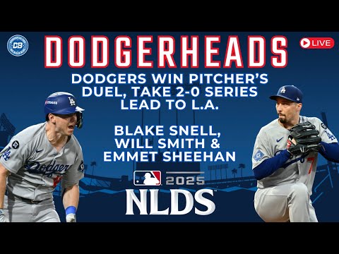 DodgerHeads: Dodgers take 2-0 series in NLDS vs Phillies; Blake Snell, Will Smith & Emmet Sheehan