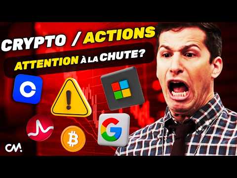 🚨 BITCOIN / CRYPTO DÉBUT de CHUTE ? ⚠️ ATTENTION aux US 🇺🇸