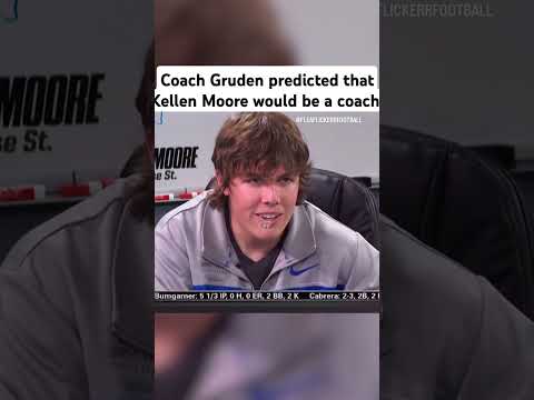 Coach Gruden prediction on Kellen Moore #fypage #fyp #shorts #nfl #coachgruden #coachdearing