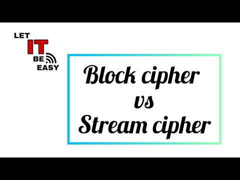 Block Cipher vs Stream Cipher | Symmetric and Asymmetric key cryptography | @Alfiya12