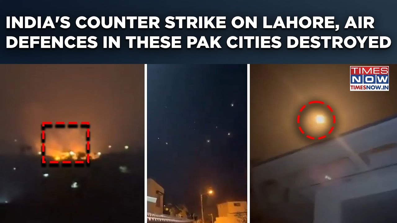 India Hits Lahore, Pakistan's Air Defenses Destroyed ✈️