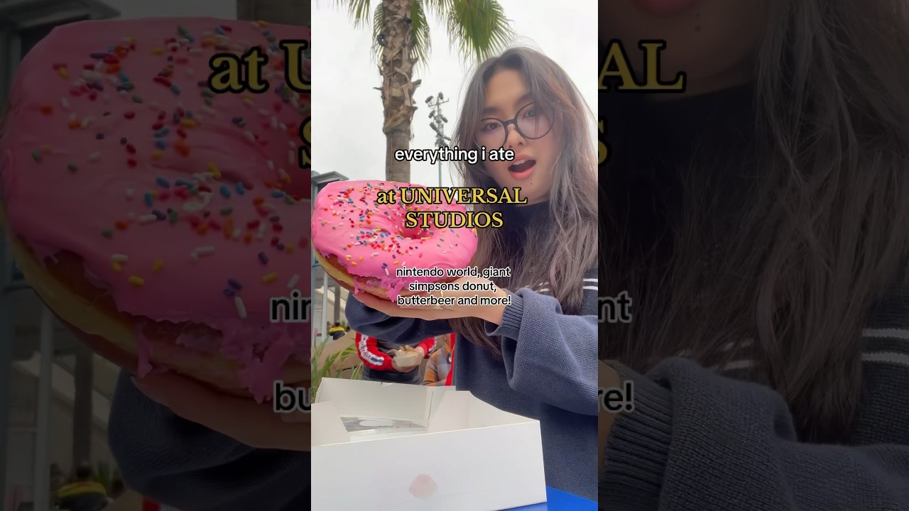 Everything I ate at Universal Studios Hollywood!