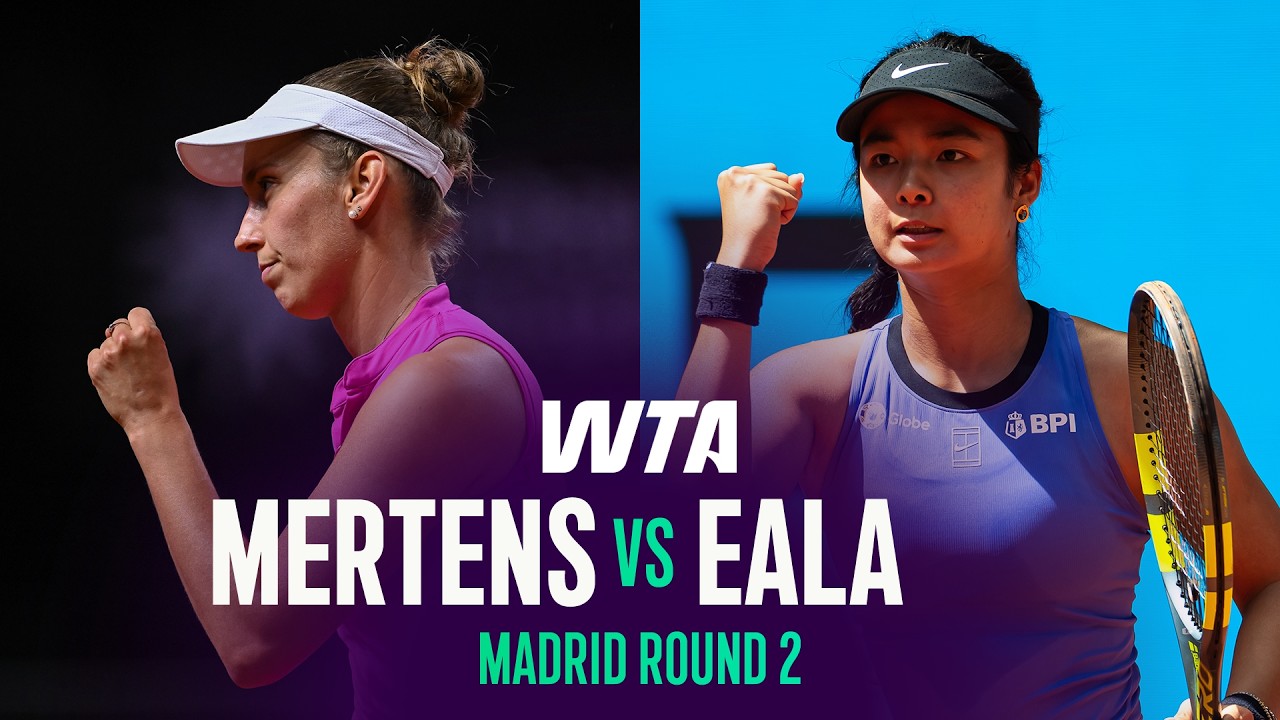 Mertens vs. Eala | 2026 Madrid R2 Highlights 🎾