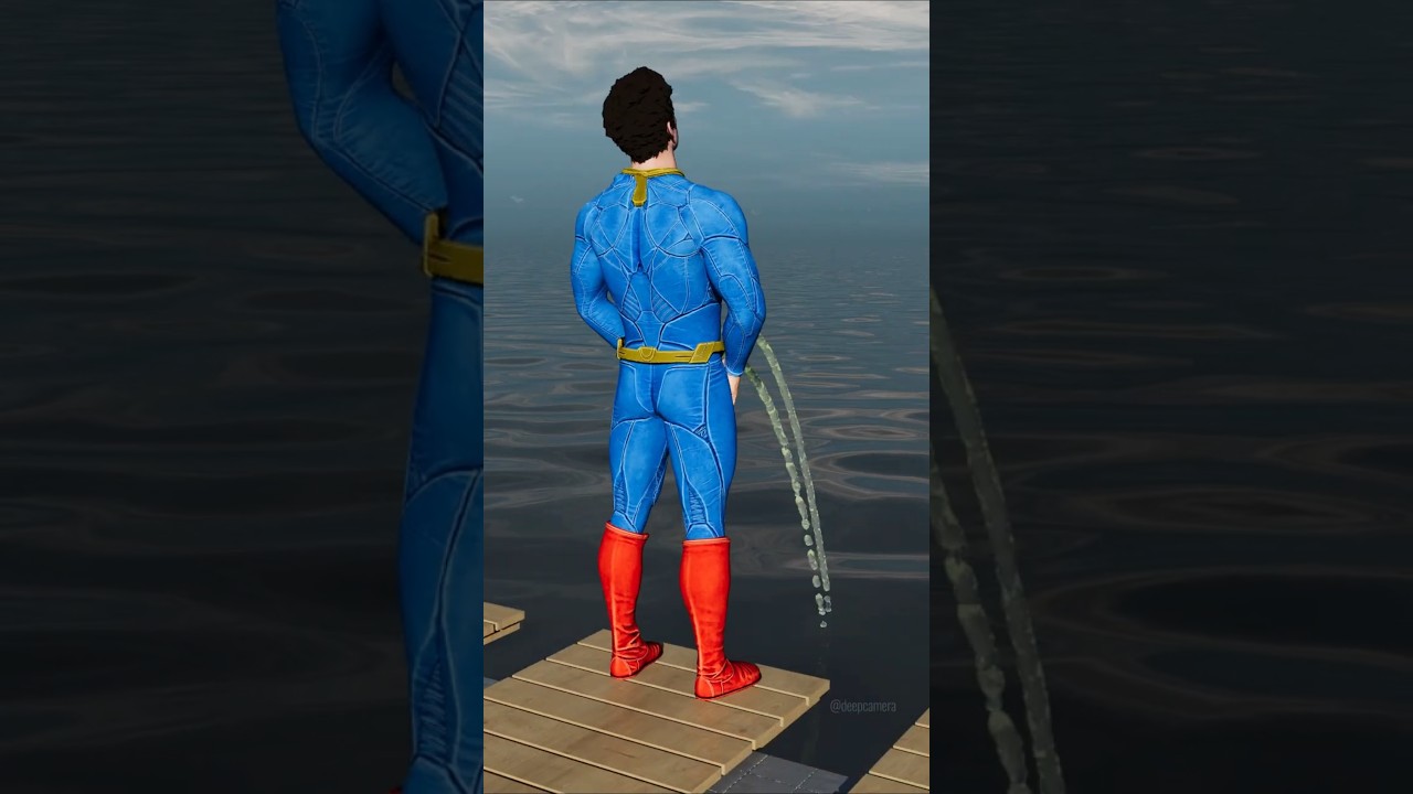 Spiderman, Superman & Deadpool Pee Challenge | Marvel Animation