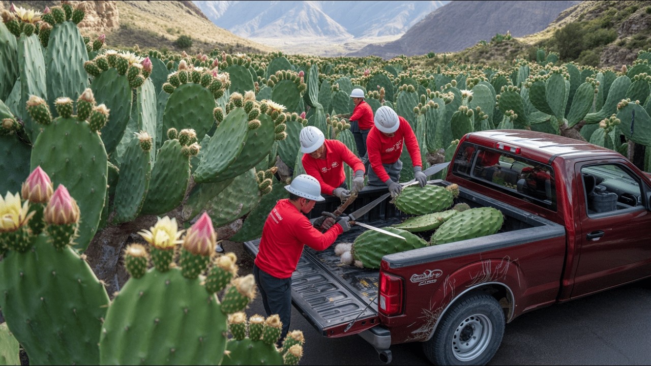 Daily Prickly Pear Cactus Harvest & Processing π΅