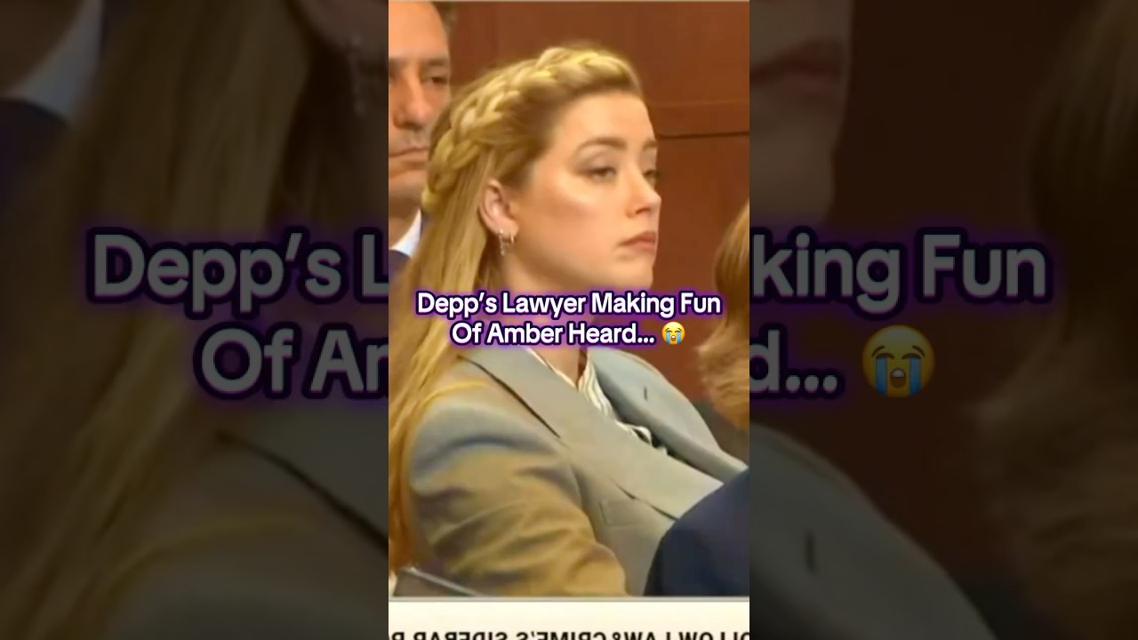 Depp's Lawyer Mocking Amber Heard 😂