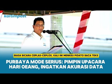 Purbaya Tampil Serius di Hari Oeang, Minta Pegawai Kemenkeu Jaga Kepercayaan