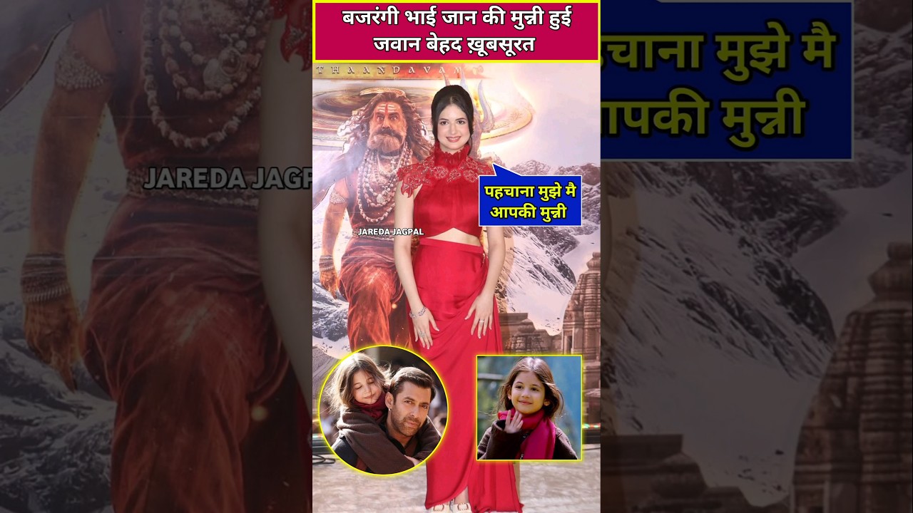 Harshali Malhotra as Munni in Bajrangi Bhaijaan goes viral in a video #akhanda2 #HarshaliMalhotra