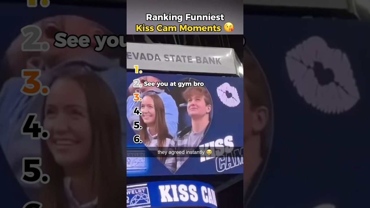 Top 10 Hilarious Kiss Cam Moments That Will Make You Laugh Out Loud 😄