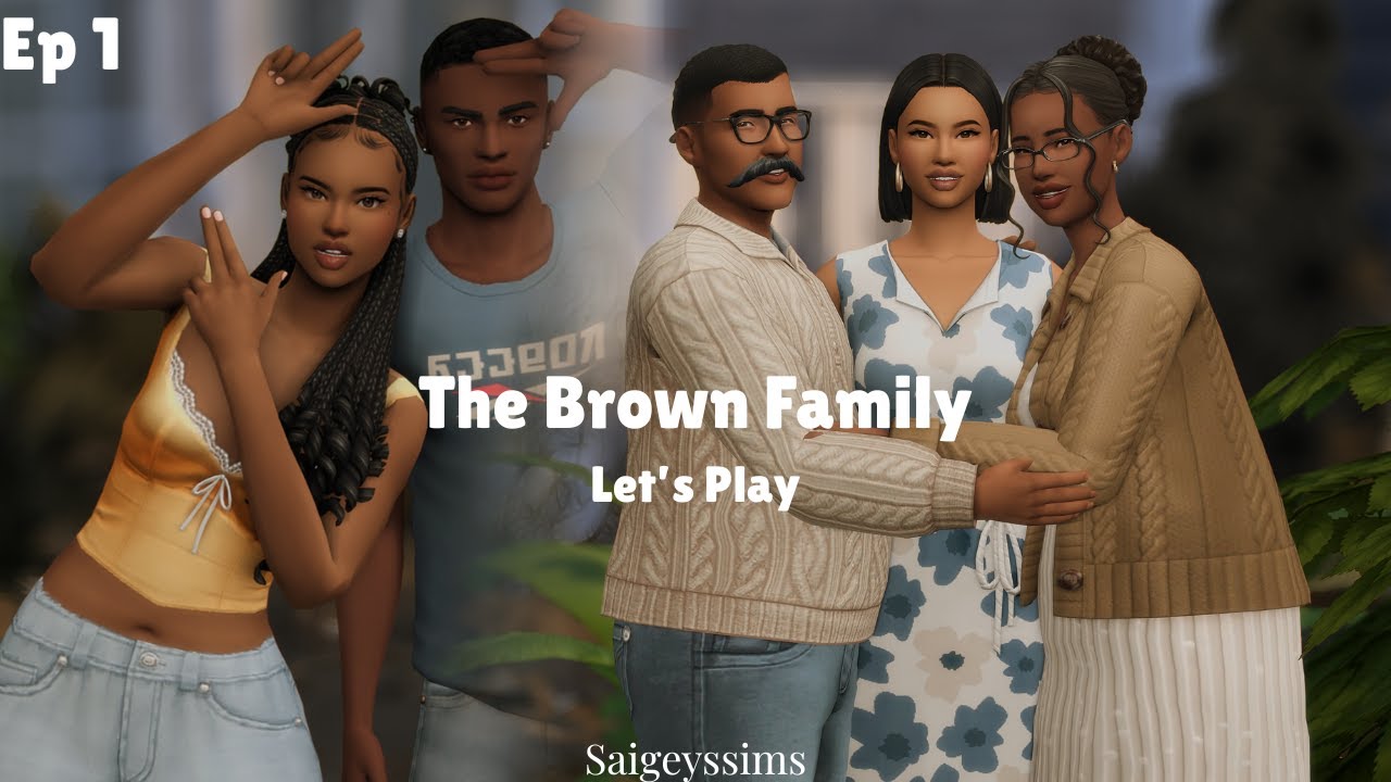 Meet the Browns in The Sims 4 | Ep. 1 🎮