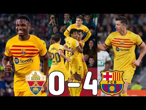 🎥 Elche vs. Barcelona [0-4] - Match Review (La Liga 2022/2023)