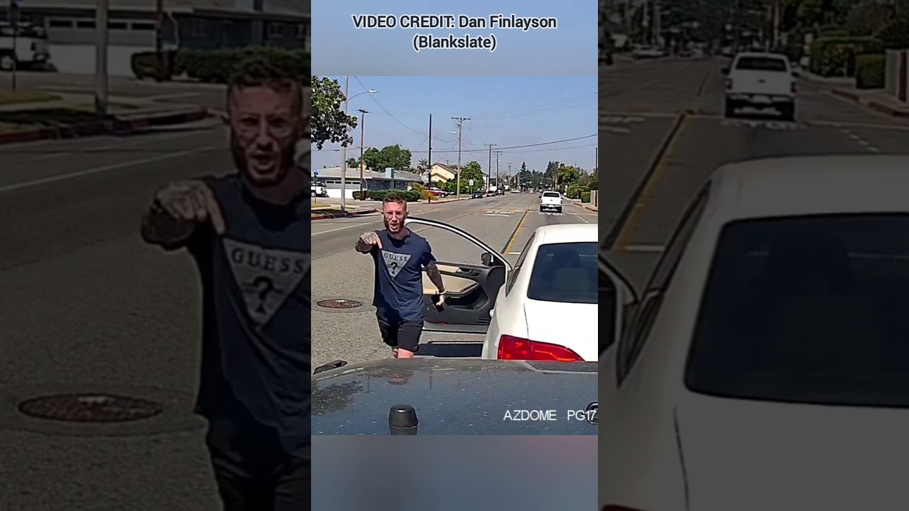 Entitled Road Rager Gets Instant Karma!