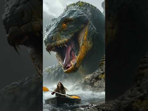 Python Attack #python #snake #wildlife #cinematic #ai #aiart #sea