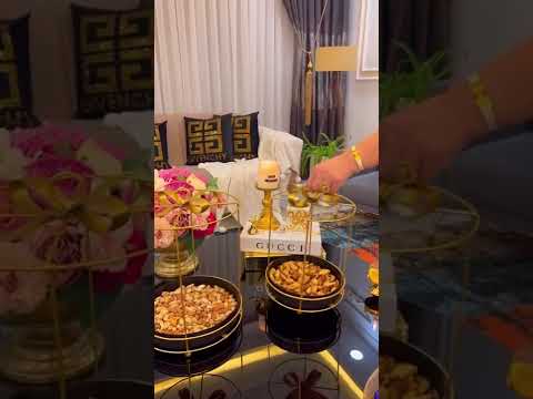 سهرة روعة تقديم طاولة عصرية