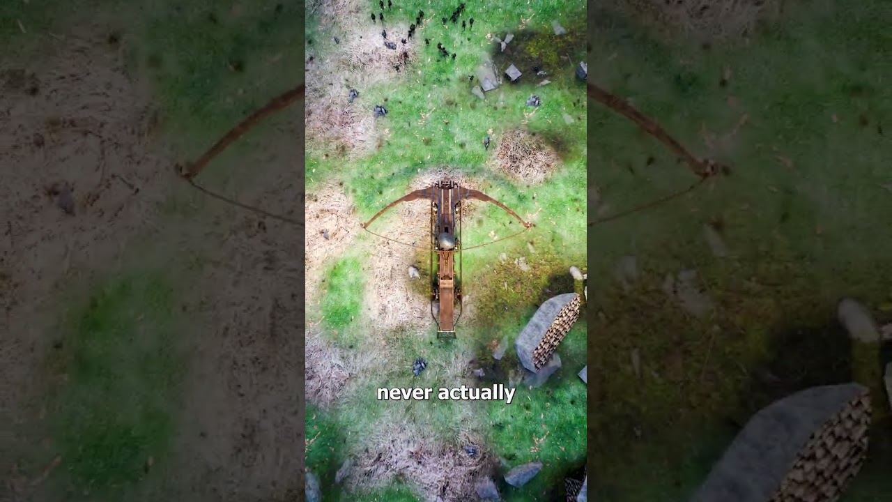 Da Vinci’s Massive Crossbow 😮