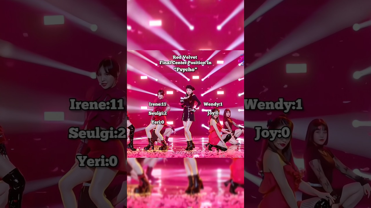 Red Velvet's Final Center Position Revealed 🎤