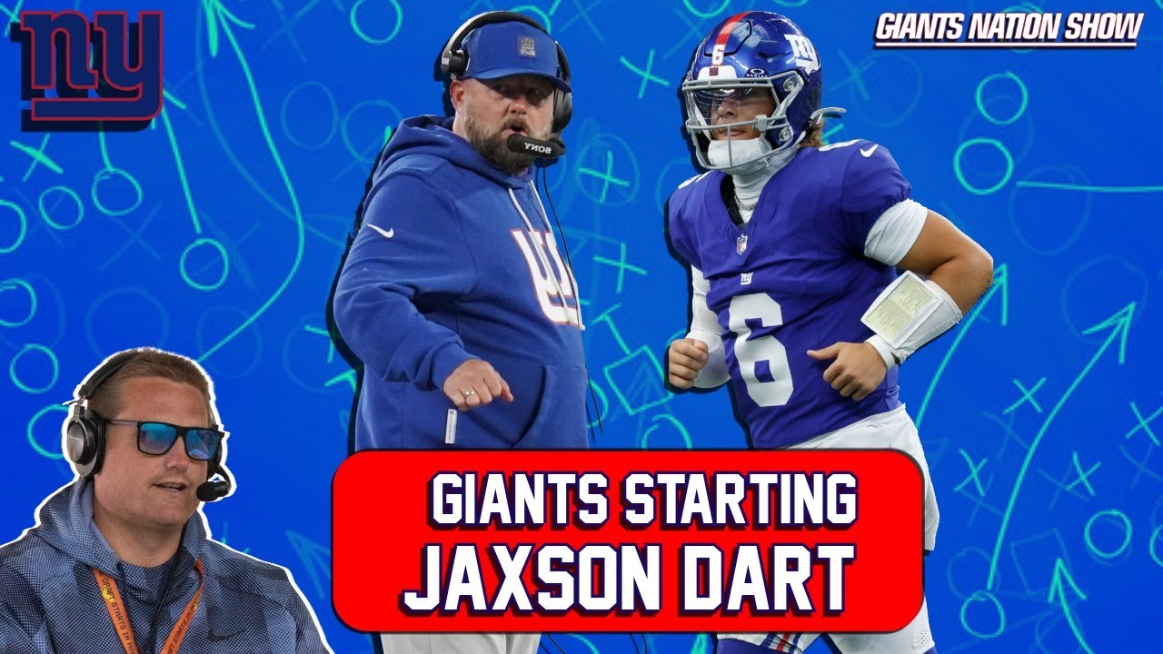 Giants Start Jaxson Dart, Bench Russell Wilson 🏈