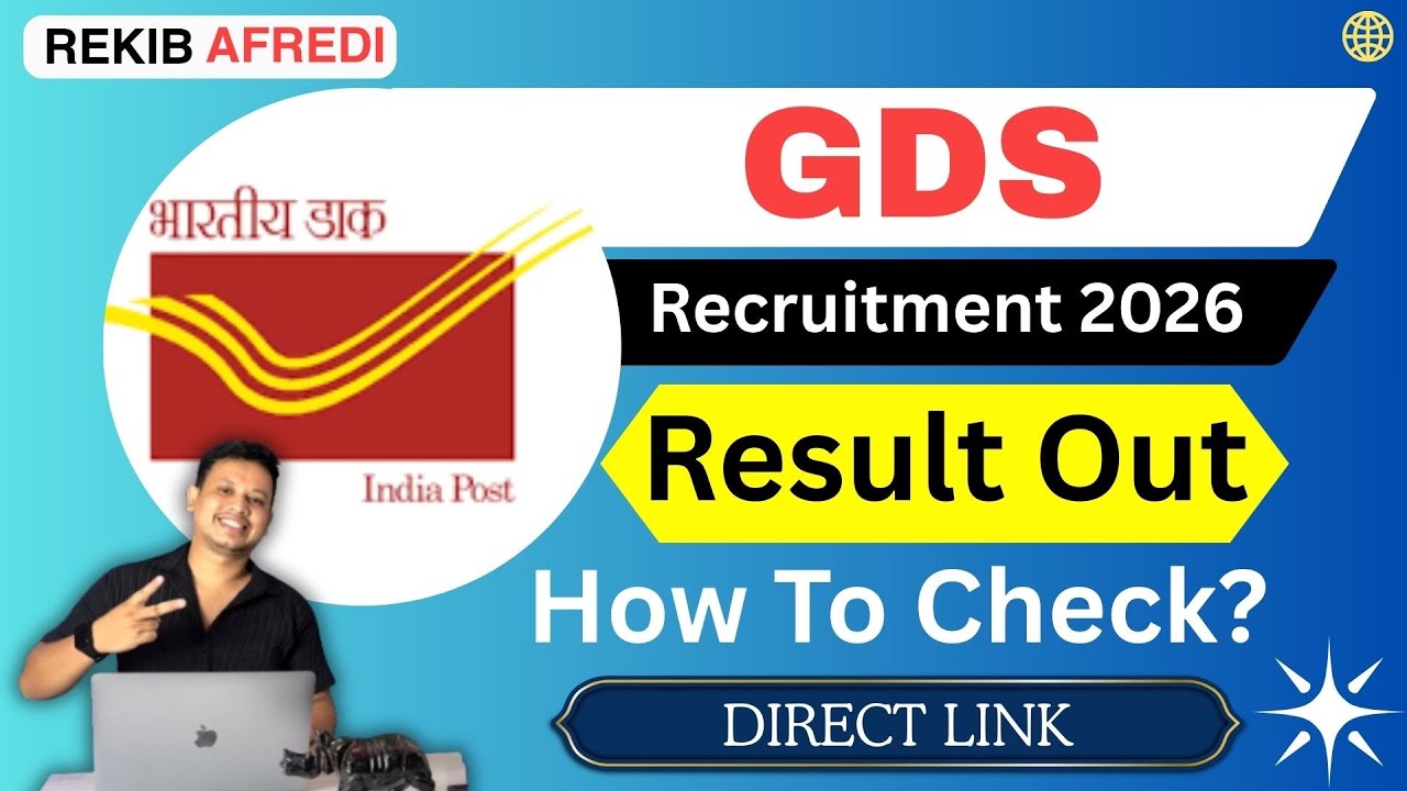 India Post GDS Result 2026 & Merit List Released