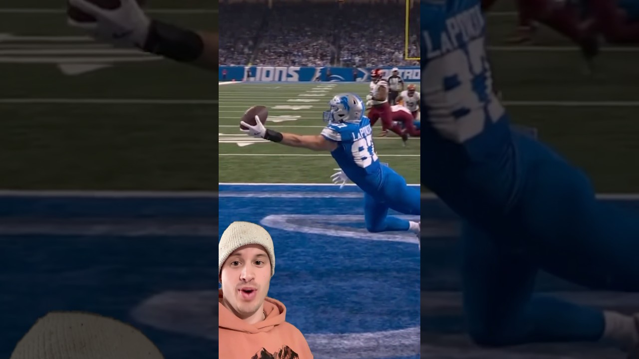 Sam LaPorta's Amazing One-Handed Touchdown 🏈