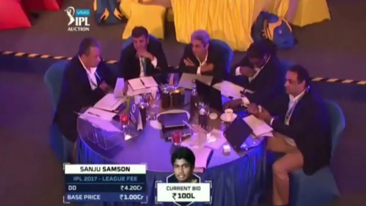 Sanju Samson's 2018 IPL Auction Bidding War 🔥
