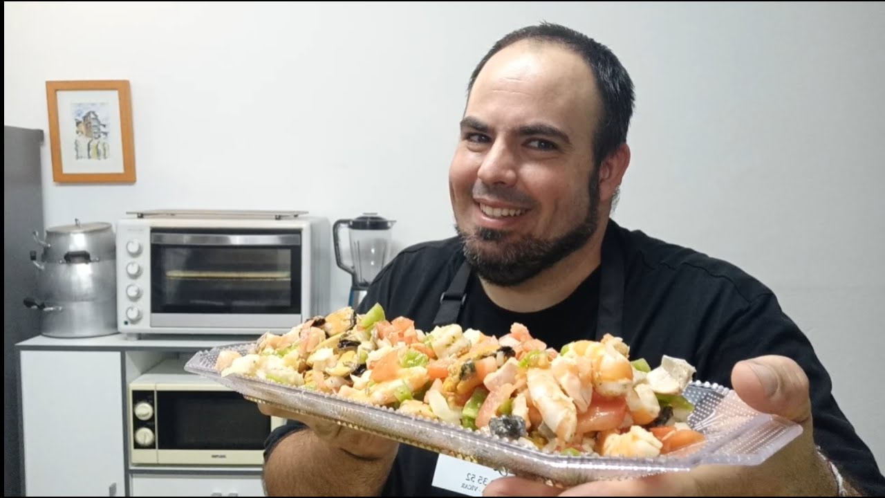 Salpicón de marisco con salmón estilo La Rustika 🦀