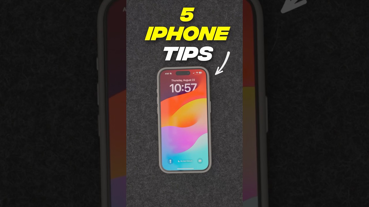 5 iPhone tips that are actually useful.