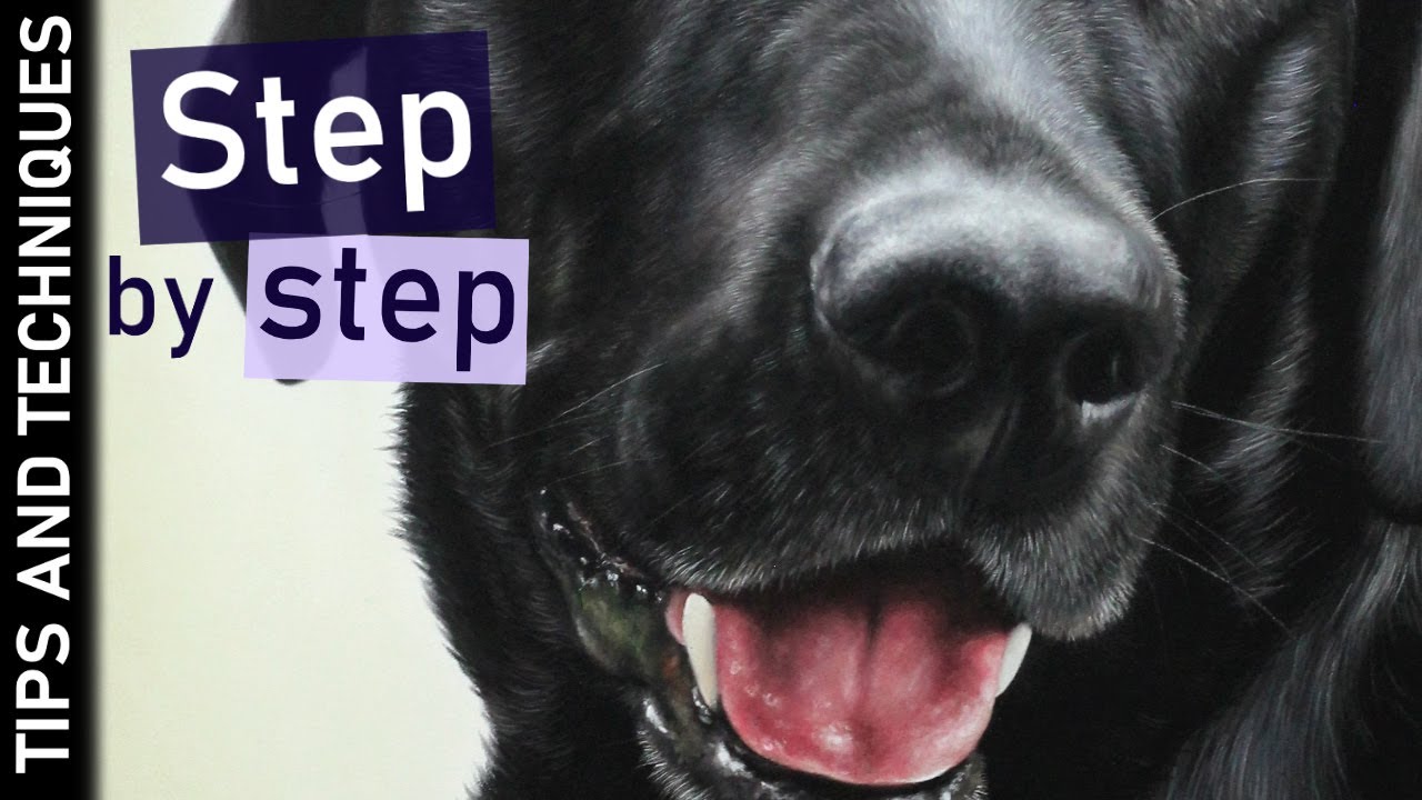 Draw a Realistic Dog Nose in Pastels 🐶