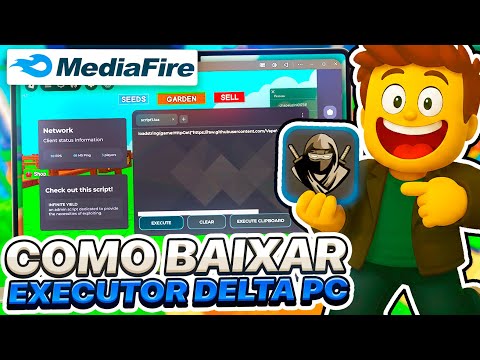 ✅COMO BAIXAR Executor DELTA NO PC SEM BAN e COLOCAR SCRIPT NO ROBLOX ATUALIZADO!