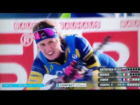 23 ❄️ Elvira Öberg 1 & Linn Persson 6 Jaktstart Pokljuka